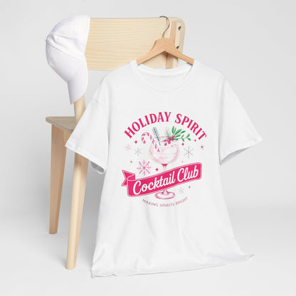 Holiday Spirit Cocktail Club Tee