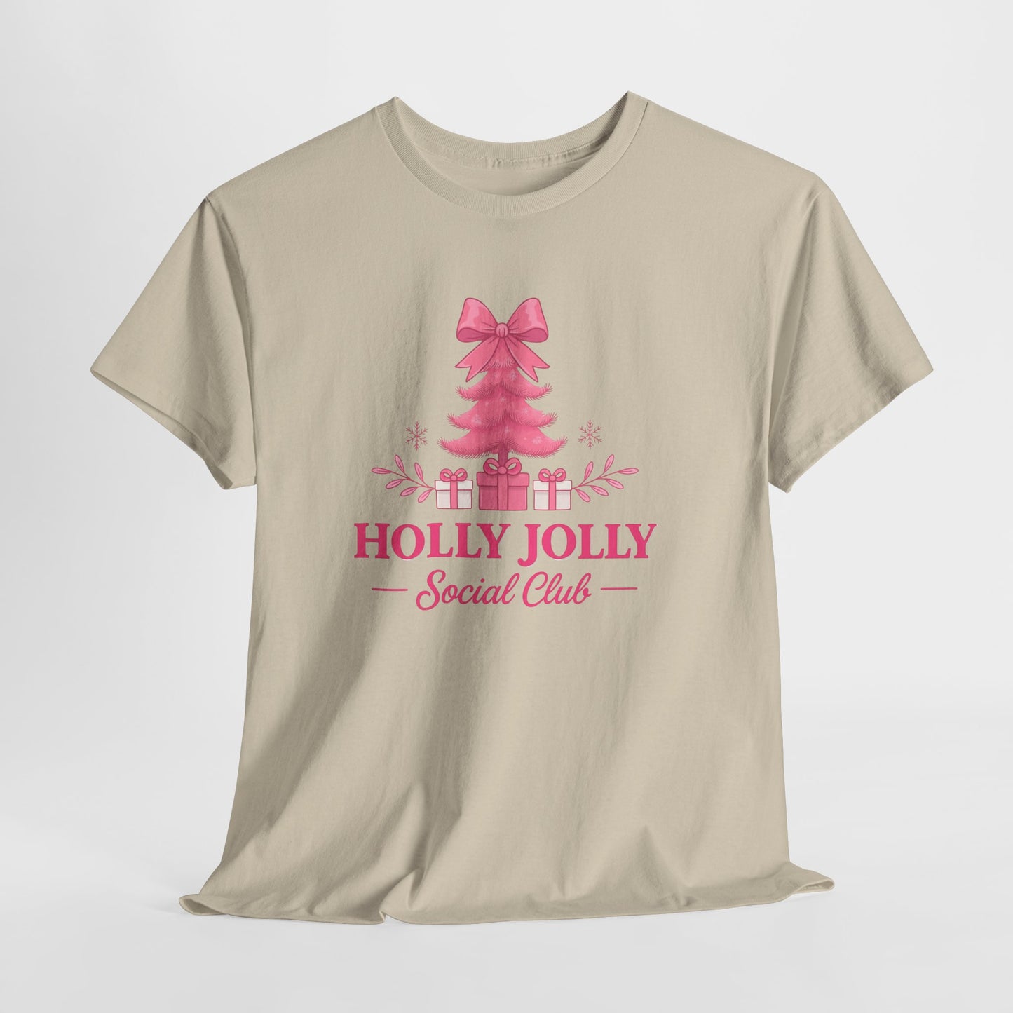 Holly Jolly Pink Tree Tee