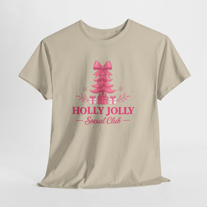 Holly Jolly Pink Tree Tee