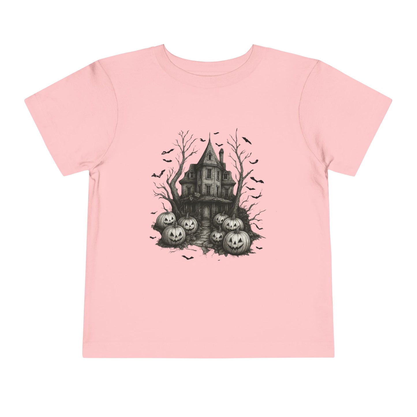 Spooky Halloween House Toddler Christmas Tee
