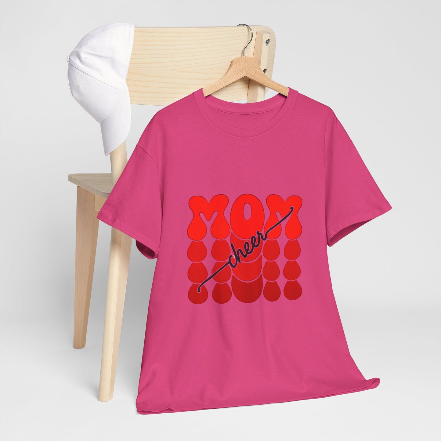 Retro Mom Cheer Tee – Bold Support & Spirit Shirt
