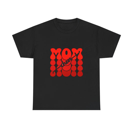 Retro Mom Cheer Tee – Bold Support & Spirit Shirt