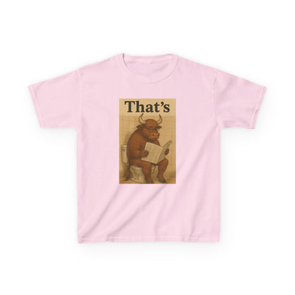 Bull Market Bathroom Break - Funny Kids Tee