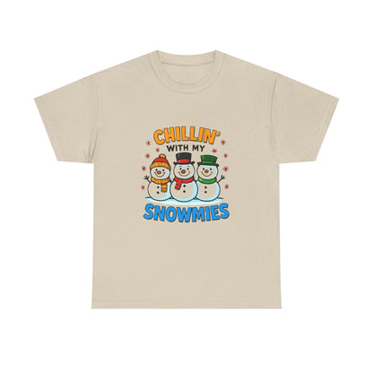 Chillin' With My Snowmies - Cancer Awareness Tee