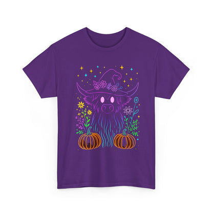 Highland Cow Witch Hat Tee