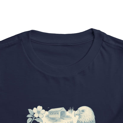 Toddler Tee - NC Landmarks Vintage First in Flight Design