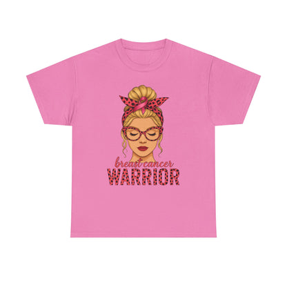Camiseta de guerrera contra el cáncer de mama - Apoyo del lazo rosa