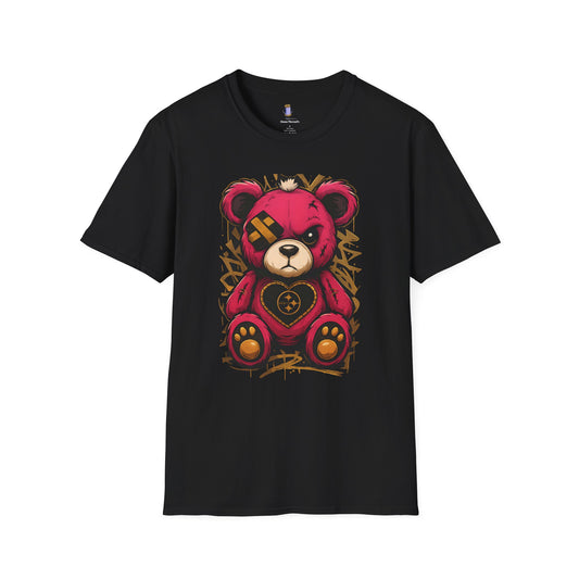Cute Teddy Bear Graphic Tee, Soft Unisex Shirt, Casual Wear, Unique Gift, Gift for Her, Holiday Apparel