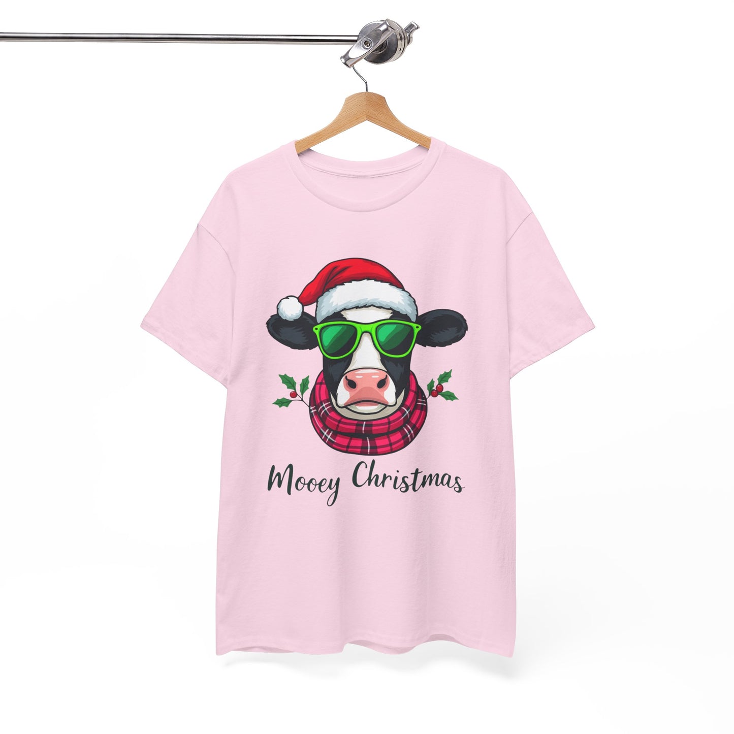 Moovey Christmas Cow Tee - Festive Holiday Cheer