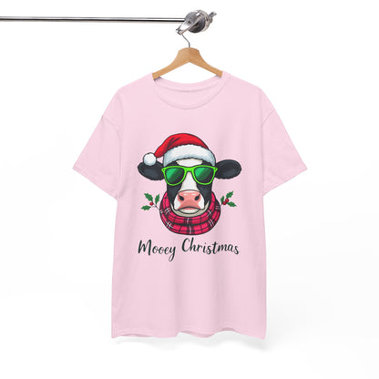 Moovey Christmas Cow Tee - Festive Holiday Cheer