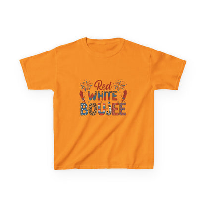 Red White Boujee Patriotic Kids Tee - 4th of July