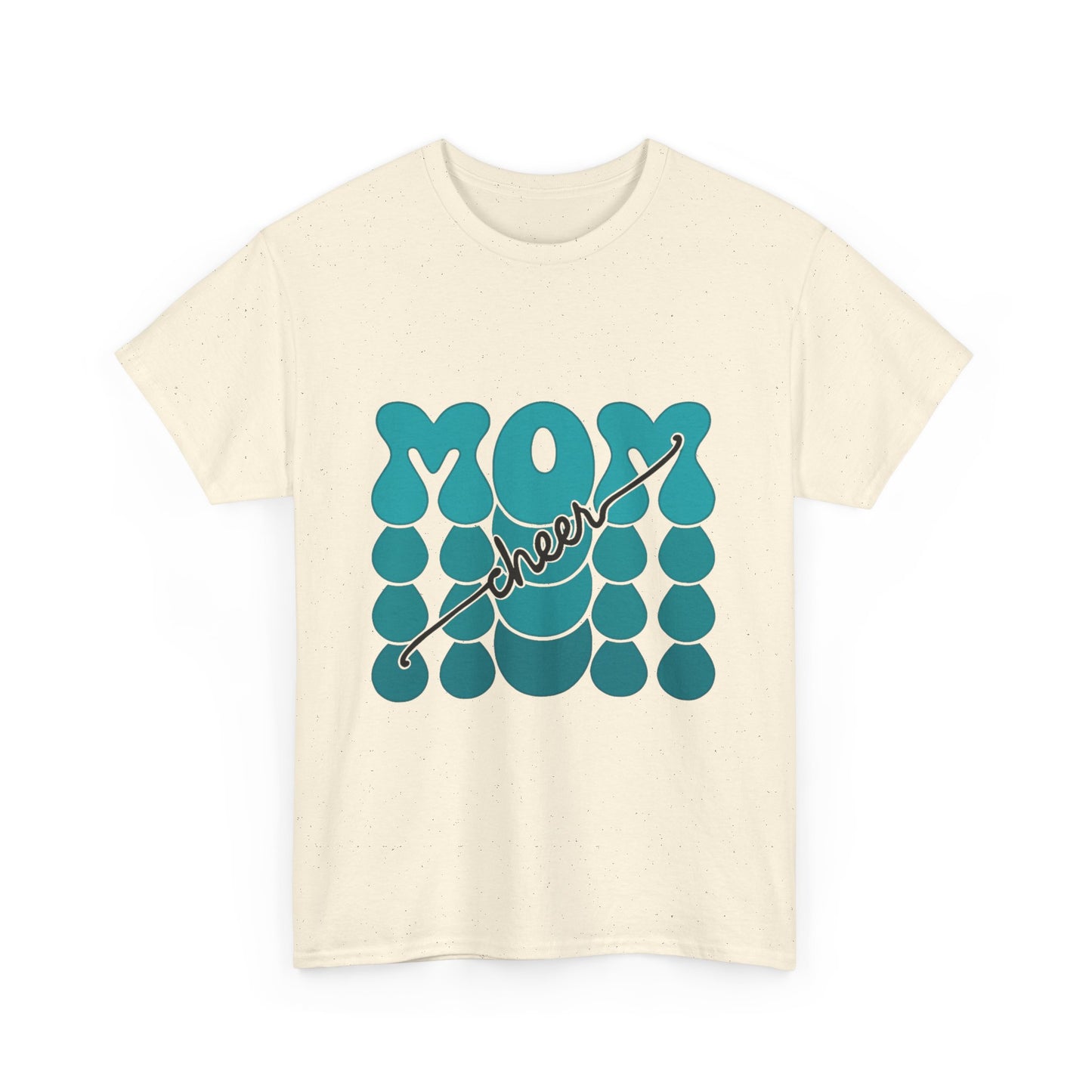 MOM Cheer – Turquoise Spirit Tee