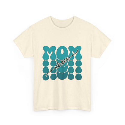 MOM Cheer – Turquoise Spirit Tee