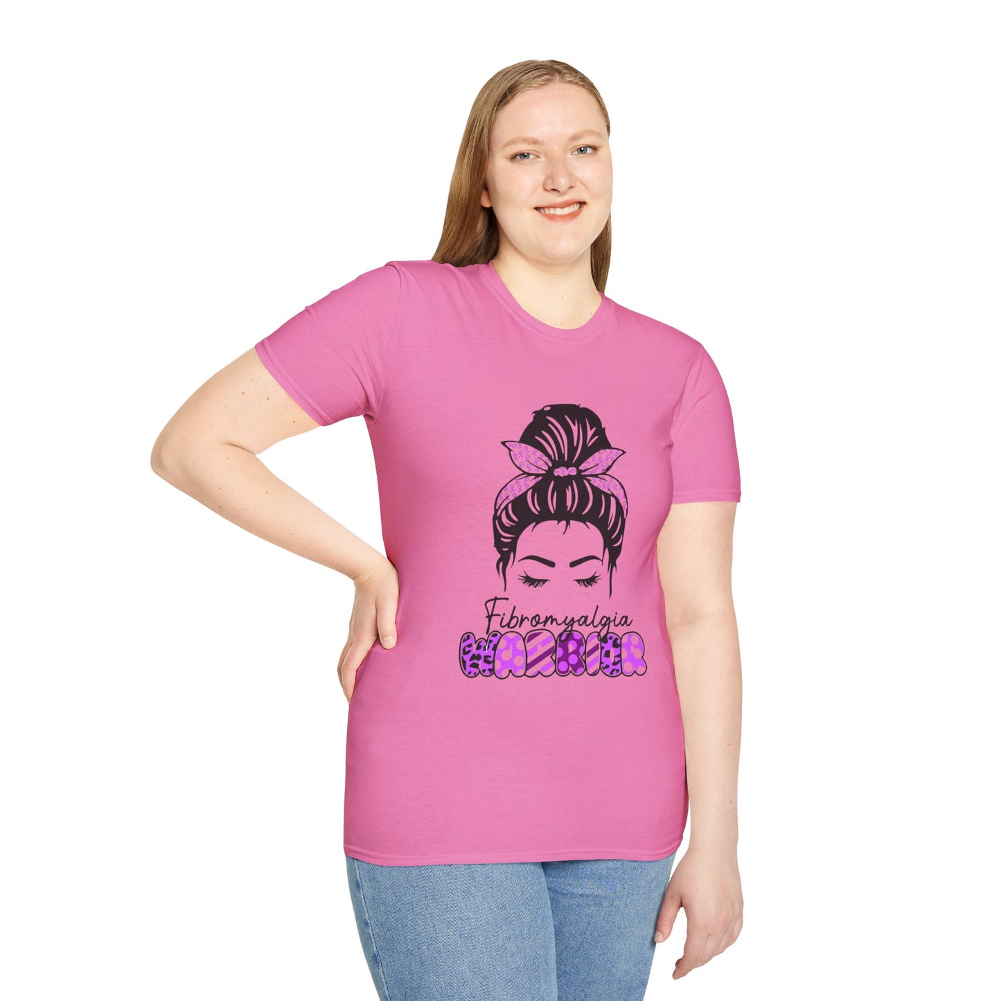 Fibromyalgia Awareness T-Shirt, Softstyle Tee, Gift for Chronic Illness, Comfortable Everyday Wear, Support Awareness Apparel