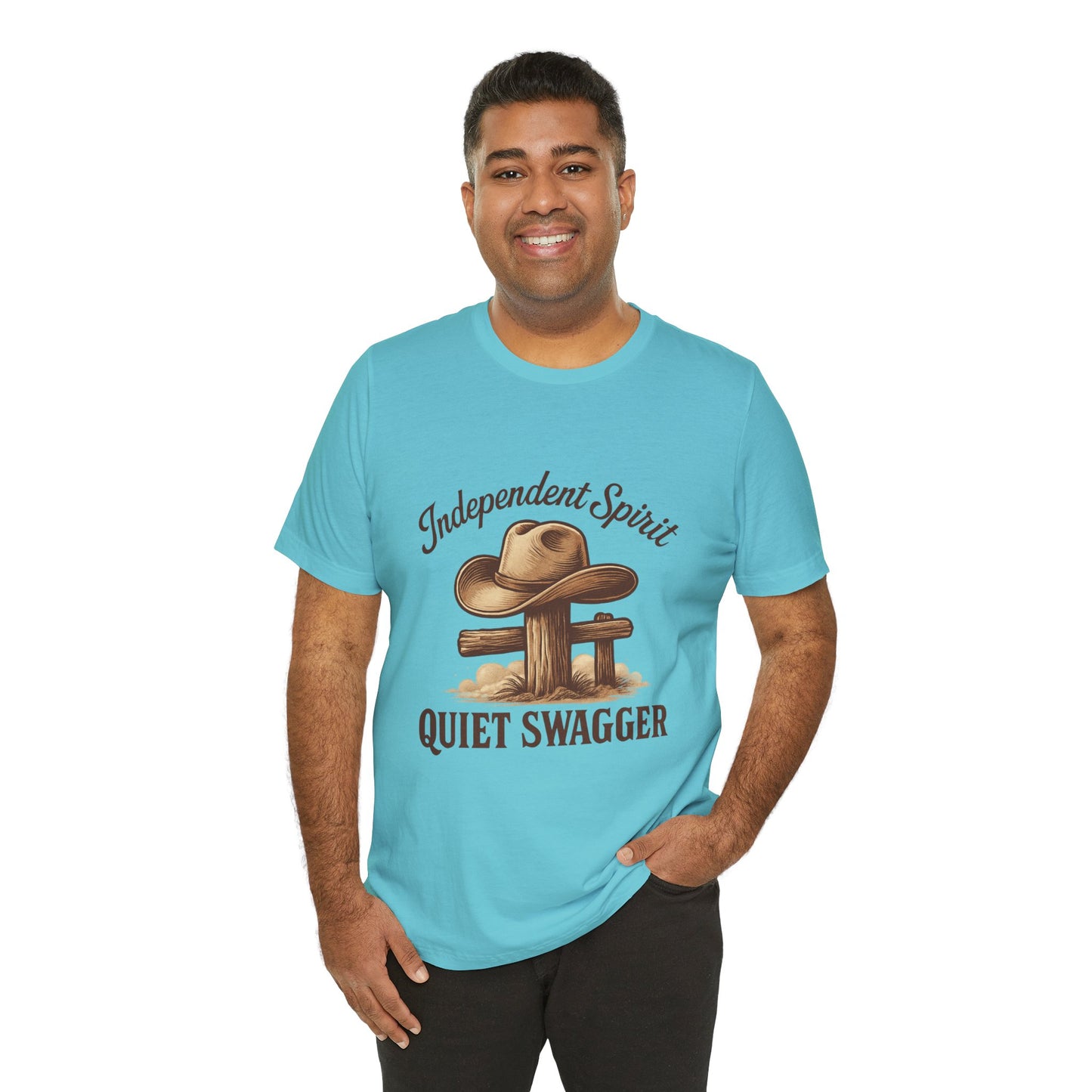 Quiet Swagger Cowboy Tee — Independent Spirit Western T-Shirt