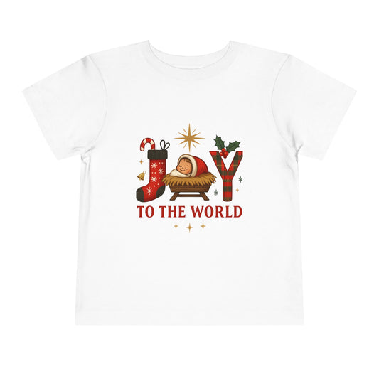Joy to the World Toddler Christmas Tee