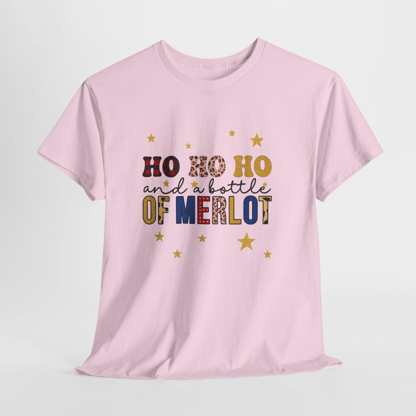 HO HO HO & Merlot Christmas Tee