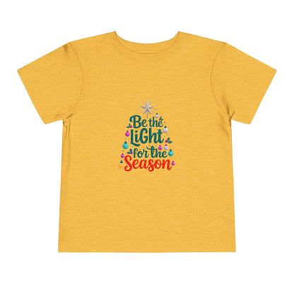 Be the Light Toddler Christmas Tee