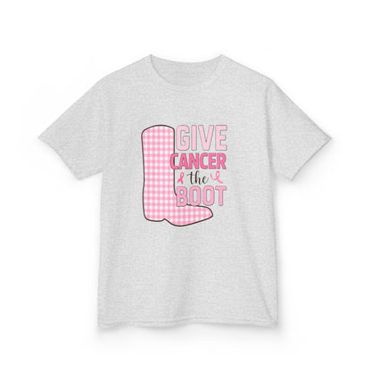 Give Cancer the Boot: Dinosaur Christmas Tee