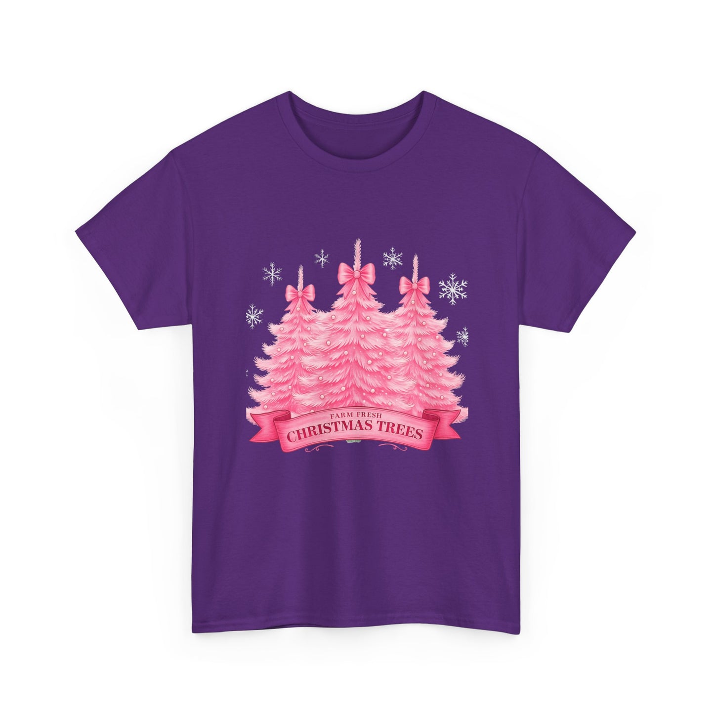 Farm Fresh Pink Christmas Tree Tee