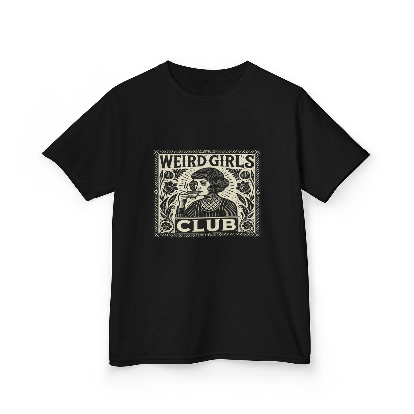 Weird Girls Club Tea Party Tee - Retro Graphic