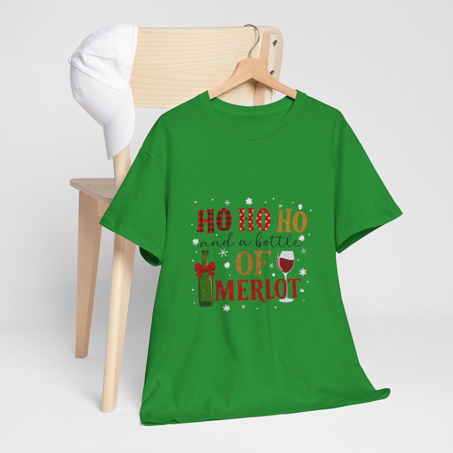 Ho Ho Ho Merlot Christmas Tee