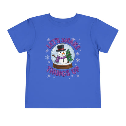 Shake Things Up! Snowman Christmas Toddler Tee
