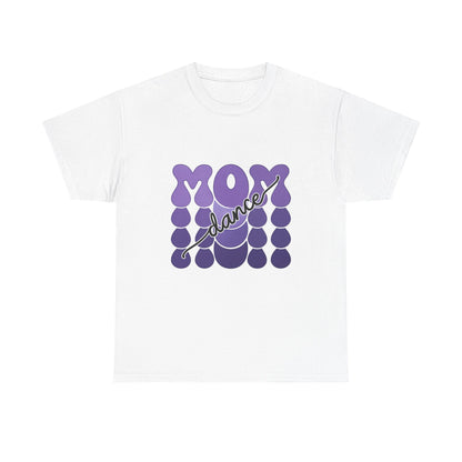 MOM Dance – Purple Letter Stage Spirit Tee