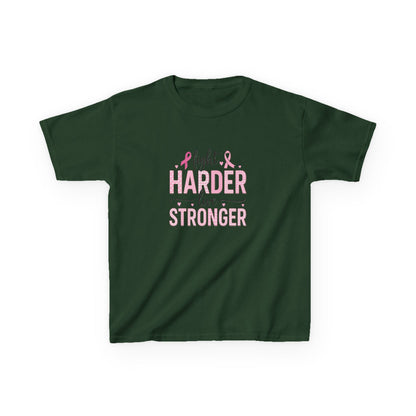 Fight HARDER Live STRONGER - Breast Cancer Awareness Tee