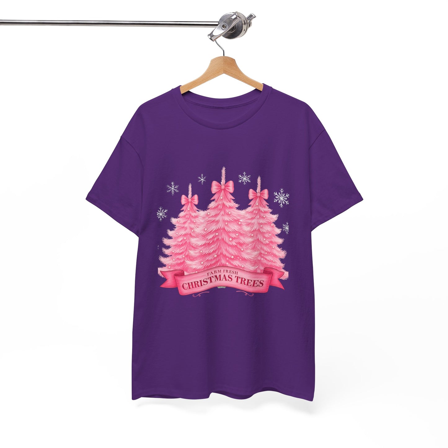 Farm Fresh Pink Christmas Tree Tee