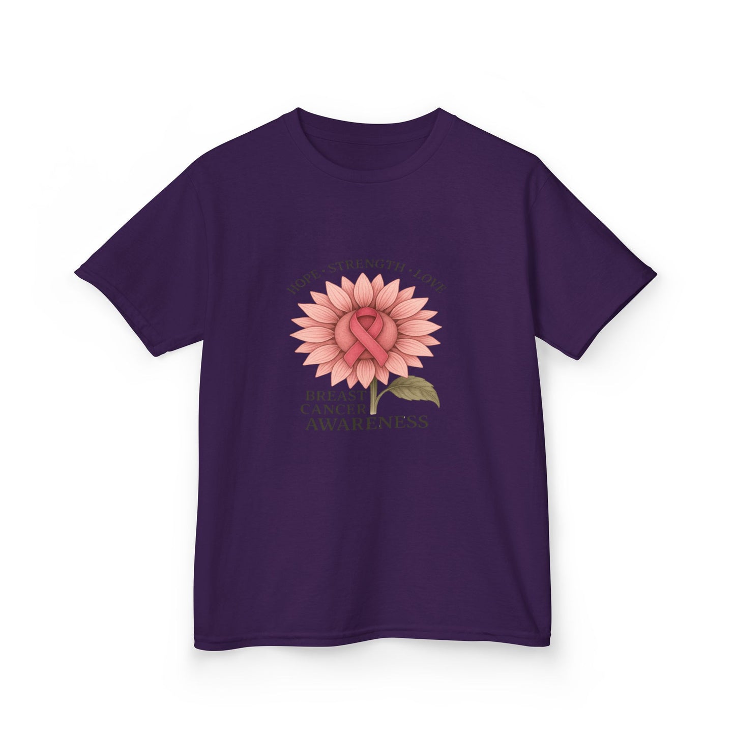 Breast Cancer Awareness Dino Tee - Hope, Strength, Love