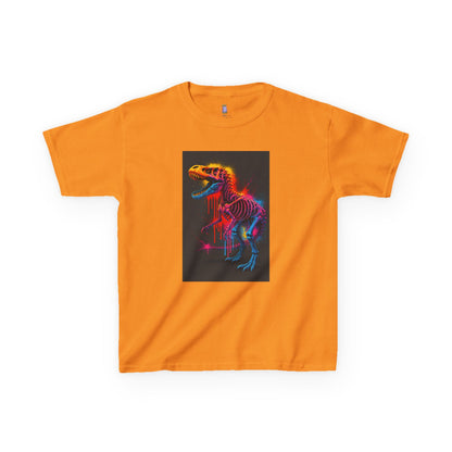 Kids Dinosaur Glow Tee, Fun Kids T-Shirt, Dino Shirt for Kids, Birthday Gift, Unique Kids Clothing, Animal Lover Apparel