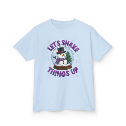 OT Snowman Snow Globe Kids Christmas Tee