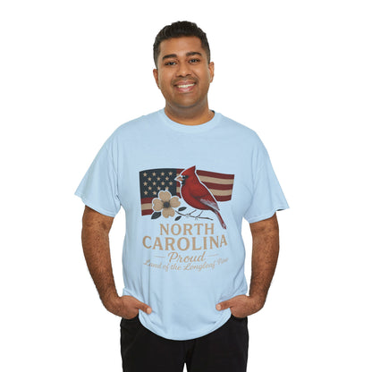 NC Pride: Cardinal, Dogwood & State Flag Tee