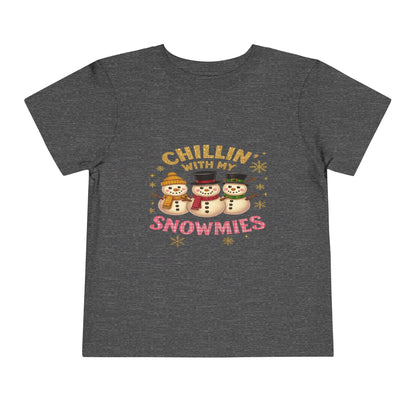 Chillin' with Snowmies Toddler Christmas Tee