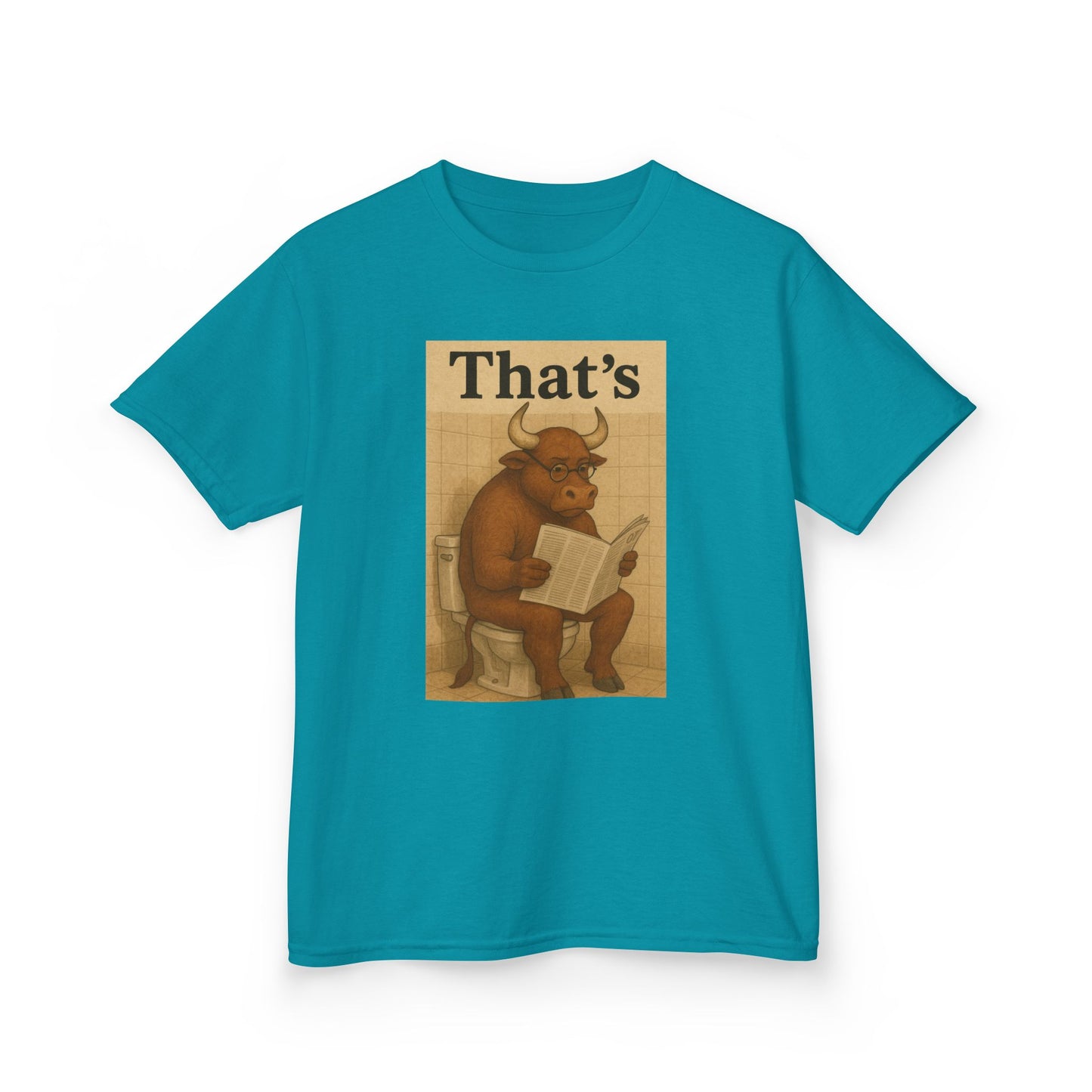 Bull Market Bathroom Break - Funny Kids Tee