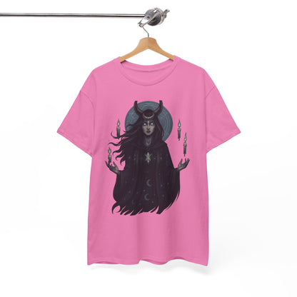 Moonlit Sorceress – Enchanted Candlelight Tee