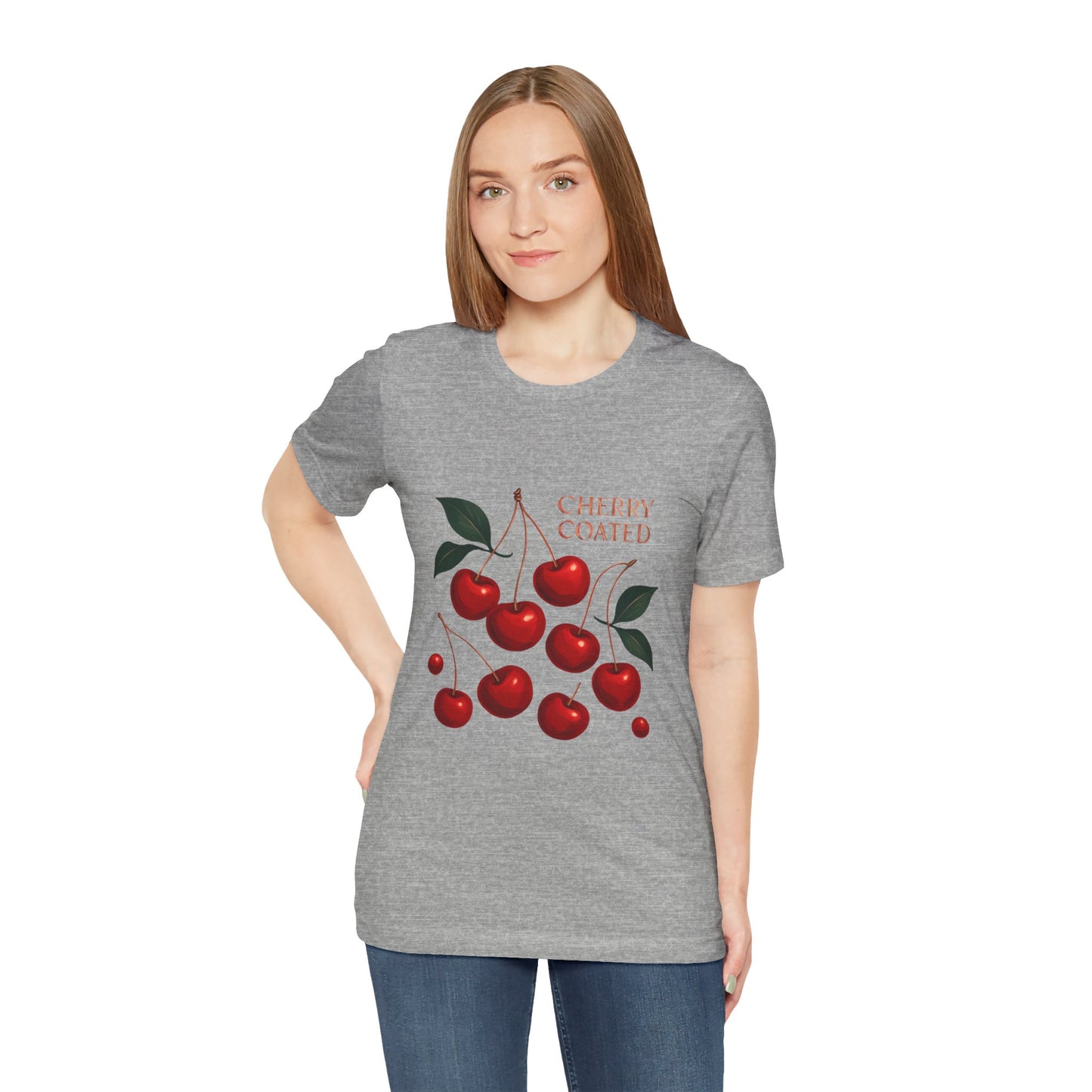 Cherry Coated Tee — Vintage Cherry Graphic T-Shirt