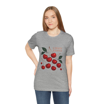 Cherry Coated Tee — Vintage Cherry Graphic T-Shirt