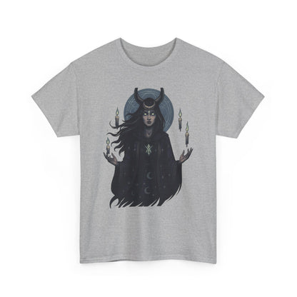 Moonlit Sorceress – Enchanted Candlelight Tee
