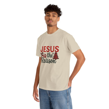 Jesus is the Reason Christmas Tee - Faith-Based Holiday Gift