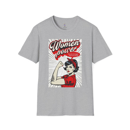 Empowerment T-Shirt - Women Power Design, Feminist Gift, Casual Wear, Birthday Gift, Motivational Apparel