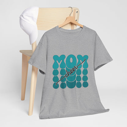 MOM Cheer – Turquoise Spirit Tee