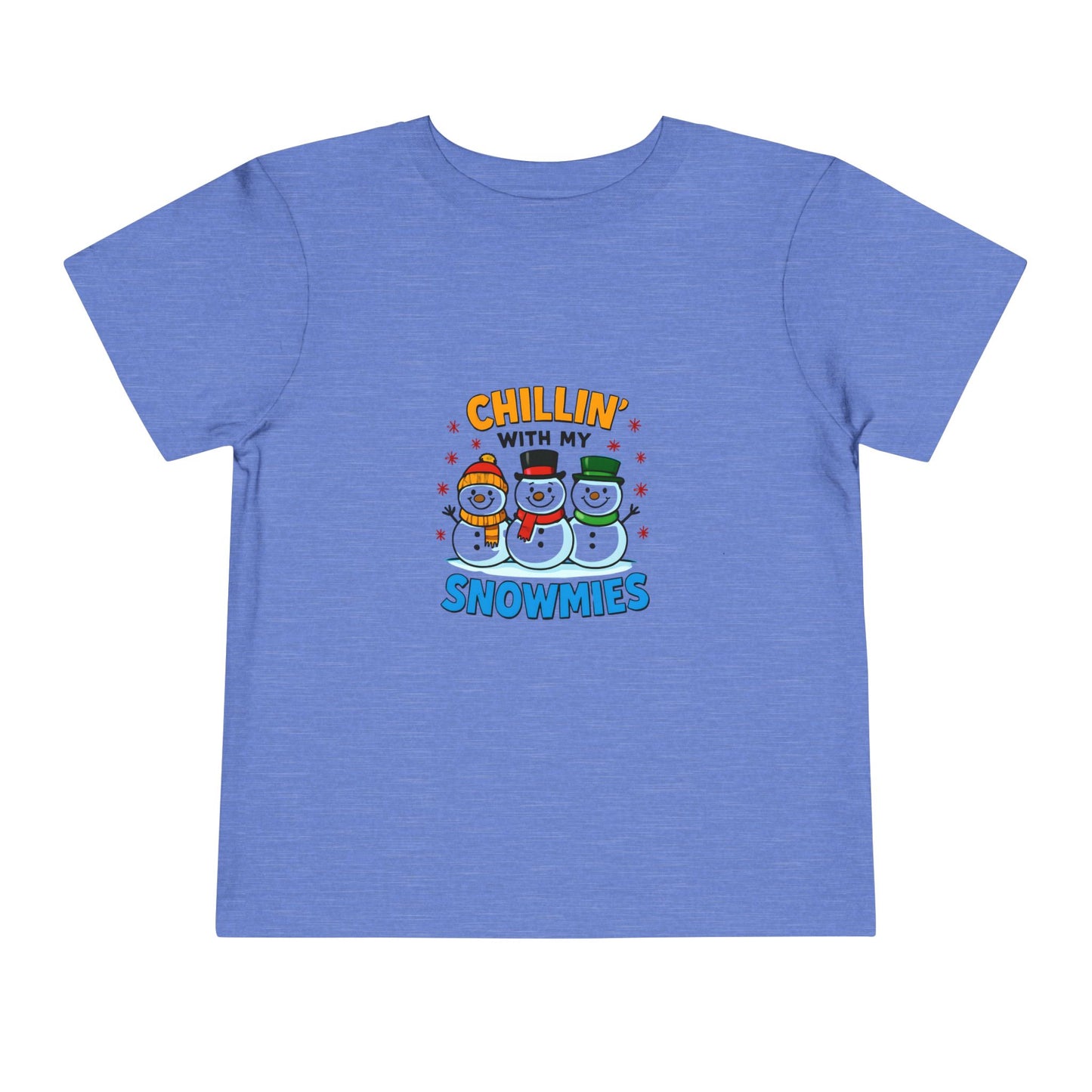 Chillin' with My Snowmies Toddler Christmas Tee