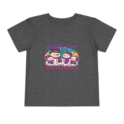 Chillin' with Snowmies Toddler Christmas Tee