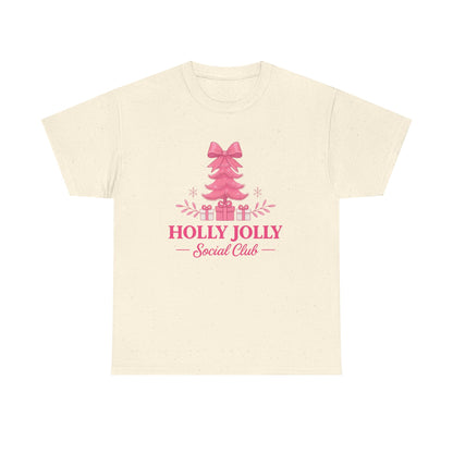 Holly Jolly Pink Tree Tee