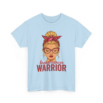 Camiseta de guerrera contra el cáncer de mama - Apoyo del lazo rosa