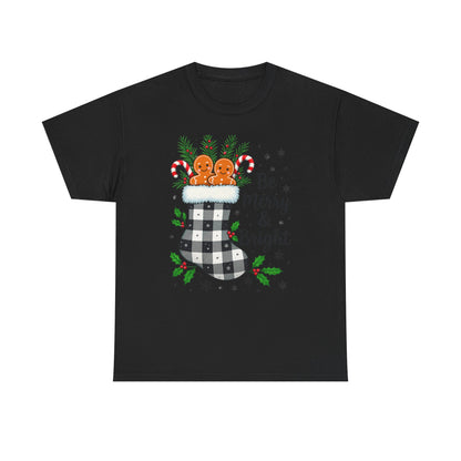 Merry & Bright  Stocking Tee