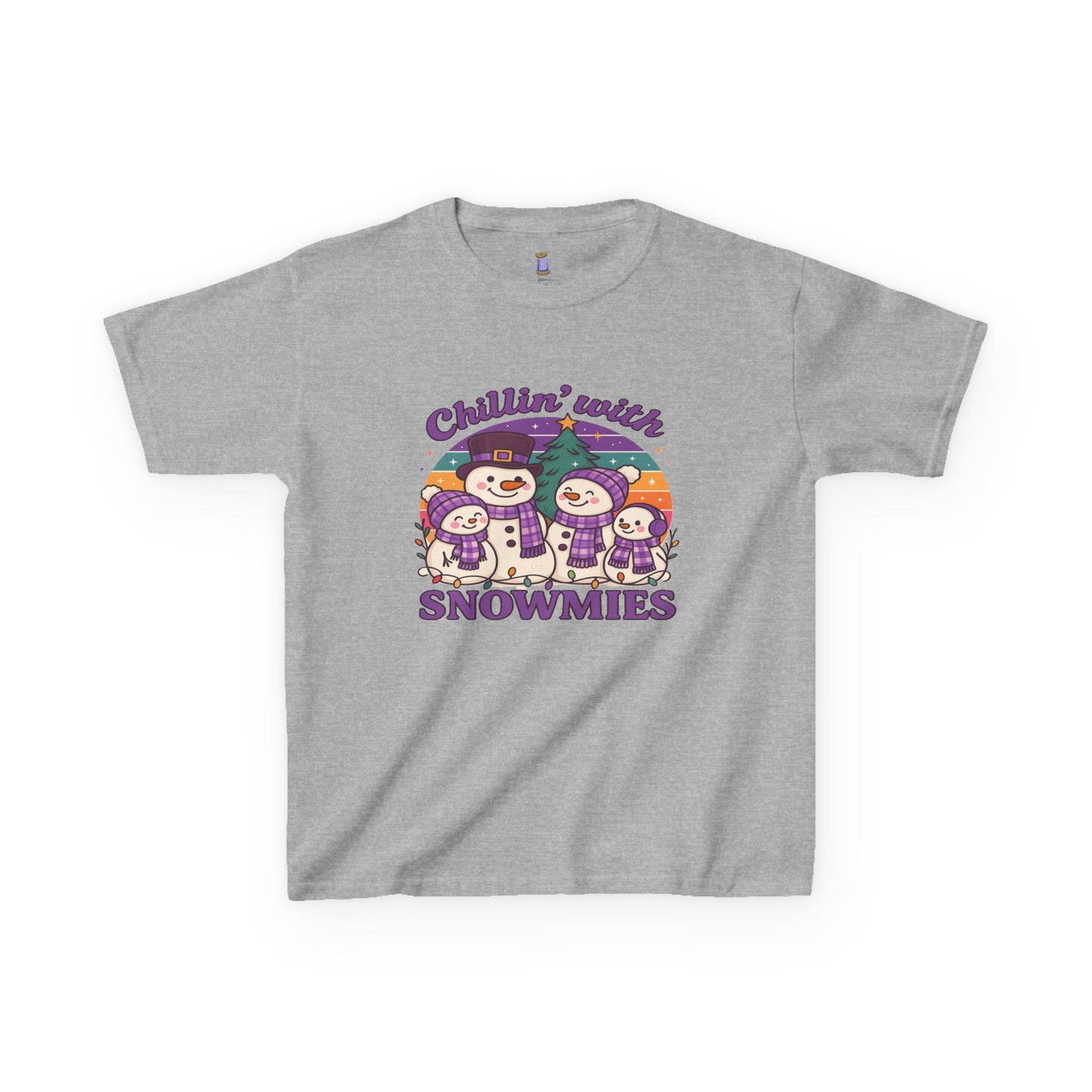 Kids Snowman Tee, Fun Winter T-Shirt, Holiday Gift for Kids, Christmas Apparel, Cute Snowmies Design, Cozy Cotton Tee