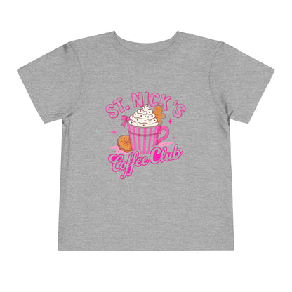 St. Nick's Coffee Club Toddler Christmas Tee